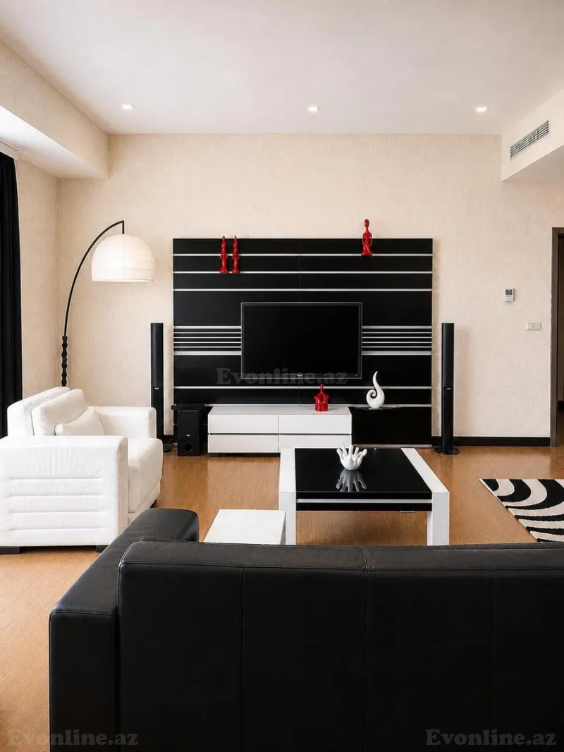Kirayə verilir 4 otaqlı Mənzil Yeni tikili 198 m² Nəsimi r. - şəkil 5