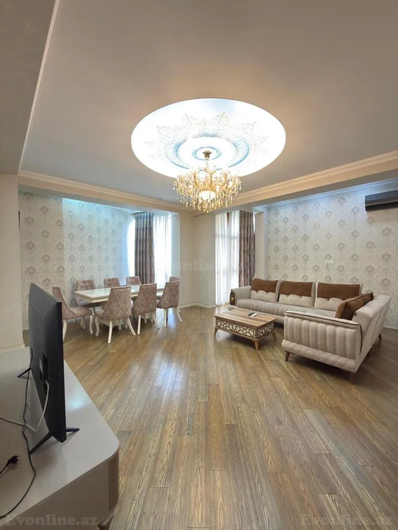 Kirayə verilir 3 otaqlı Mənzil Yeni tikili 130 m² Nəriman Nərimanov m. - şəkil 2