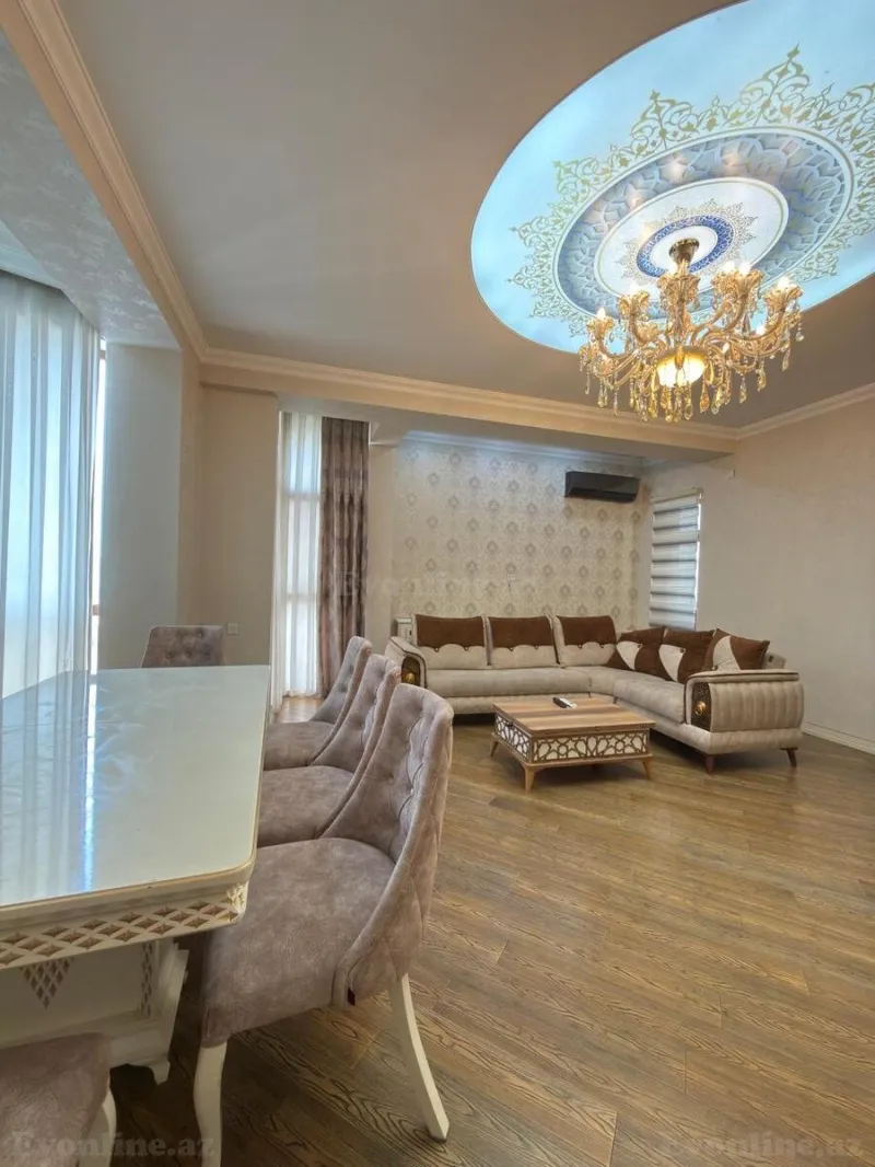 Kirayə verilir 3 otaqlı Mənzil Yeni tikili 130 m² Nəriman Nərimanov m. - şəkil 5