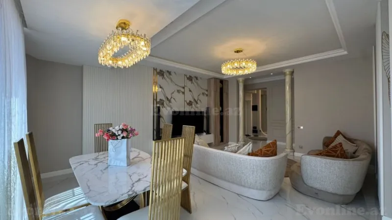 Satılır 3 otaqlı Mənzil Yeni tikili 120 m² Nəsimi r. - şəkil 3