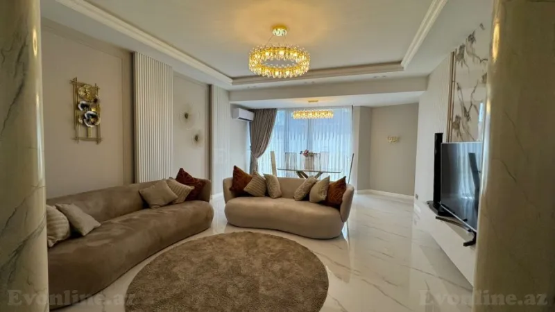 Satılır 3 otaqlı Mənzil Yeni tikili 120 m² Nəsimi r. - şəkil 4
