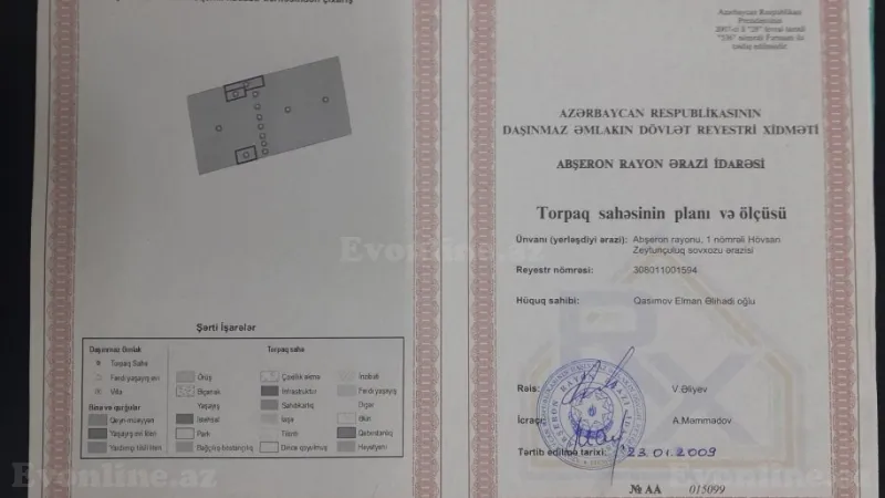 Satılır Torpaq 4 sot Hövsan - şəkil 4