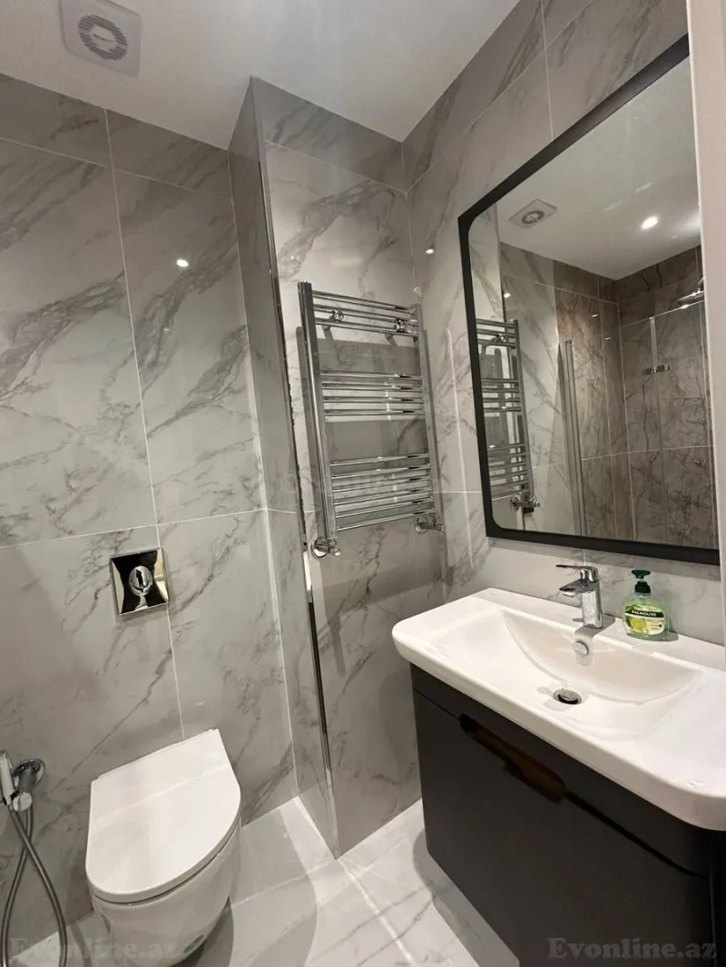 Kirayə verilir 2 otaqlı Mənzil Yeni tikili 55 m² Yasamal r. - şəkil 6