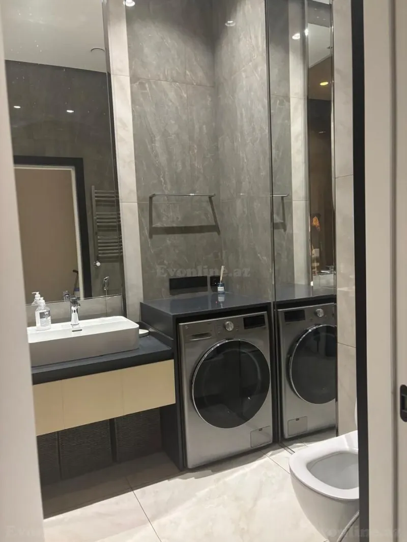 Kirayə verilir 2 otaqlı Mənzil Yeni tikili 85 m² Sabunçu r. - şəkil 8