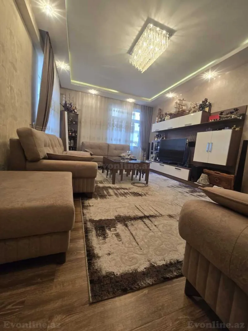 Satılır 2 otaqlı Mənzil Yeni tikili 105 m² İnşaatçılar m. - şəkil 4