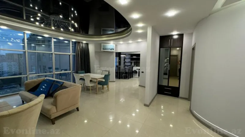 Kirayə verilir 2 otaqlı Mənzil Yeni tikili 110 m² Nəsimi r. - şəkil 7