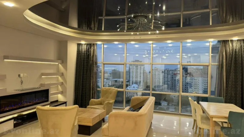 Kirayə verilir 2 otaqlı Mənzil Yeni tikili 110 m² Nəsimi r. - şəkil 9