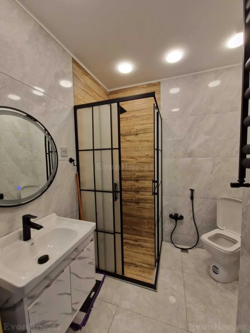 Kirayə verilir 3 otaqlı Mənzil Yeni tikili 94 m² Nərimanov r. - şəkil 6