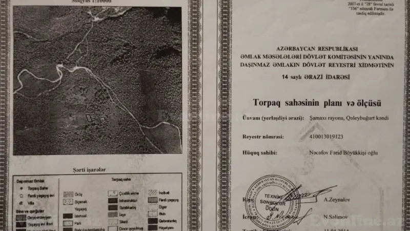 Satılır Torpaq 12 sot Şamaxı - şəkil 13