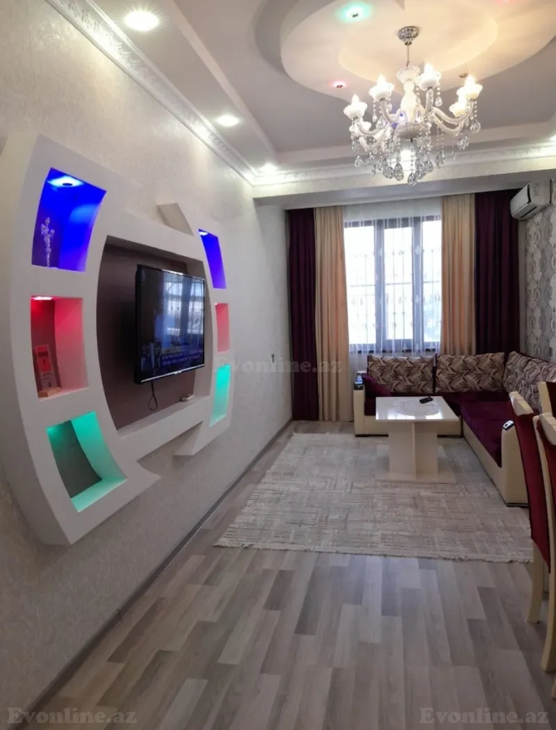 Satılır 3 otaqlı Mənzil Yeni tikili 100 m² Əhmədli m. - şəkil 2