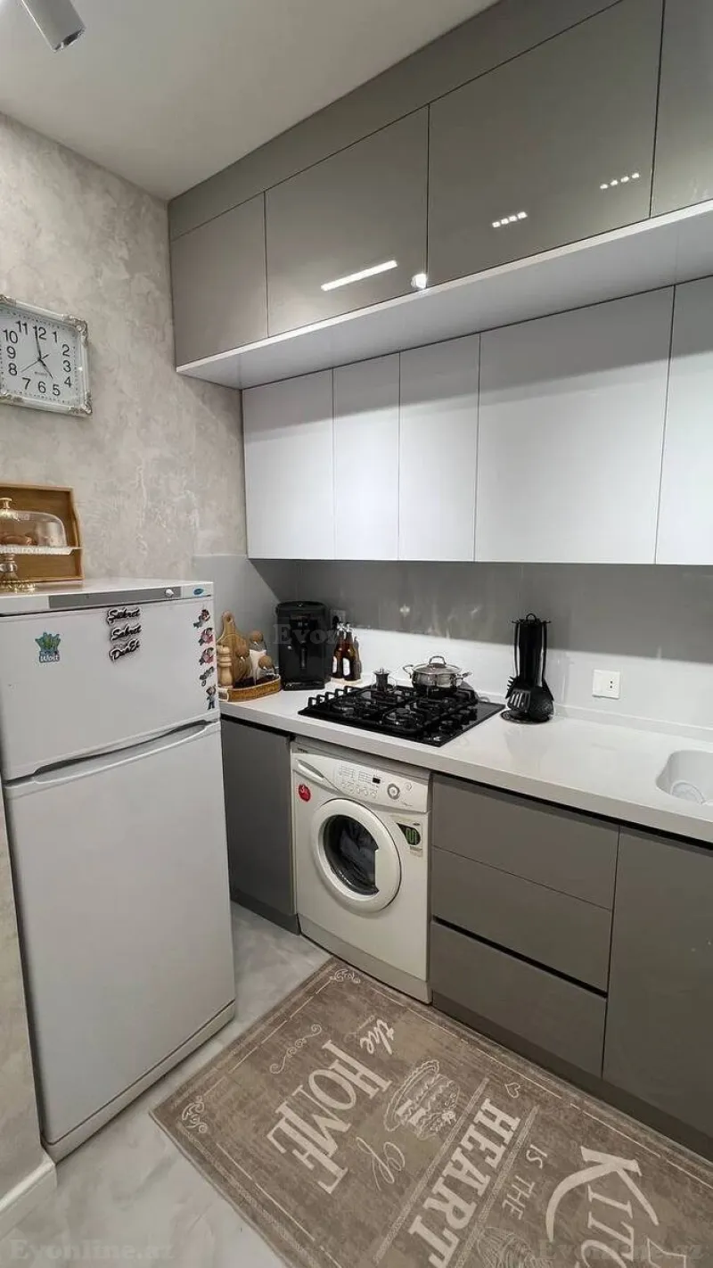 Kirayə verilir 2 otaqlı Mənzil Yeni tikili 55 m² İnşaatçılar m. - şəkil 8