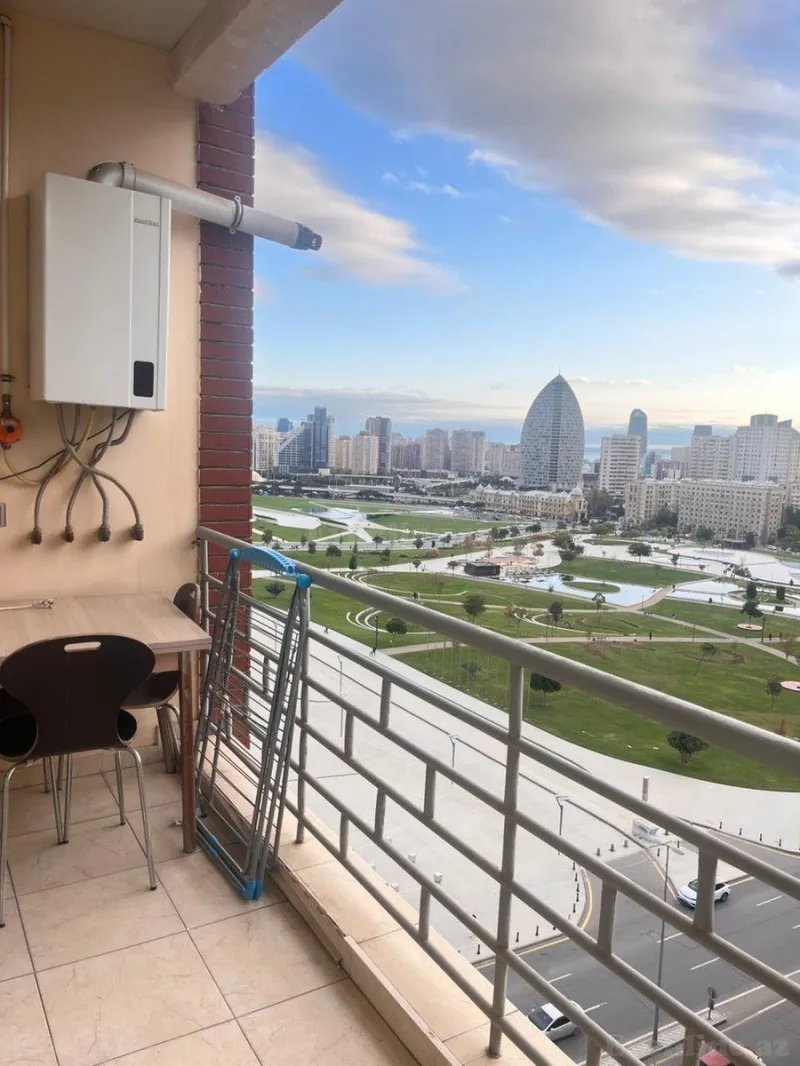 Kirayə verilir 2 otaqlı Mənzil Yeni tikili 90 m² Nəriman Nərimanov m. - şəkil 2