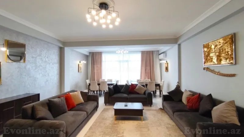 Kirayə verilir 5 otaqlı Mənzil Yeni tikili 200 m² Böyükşor
