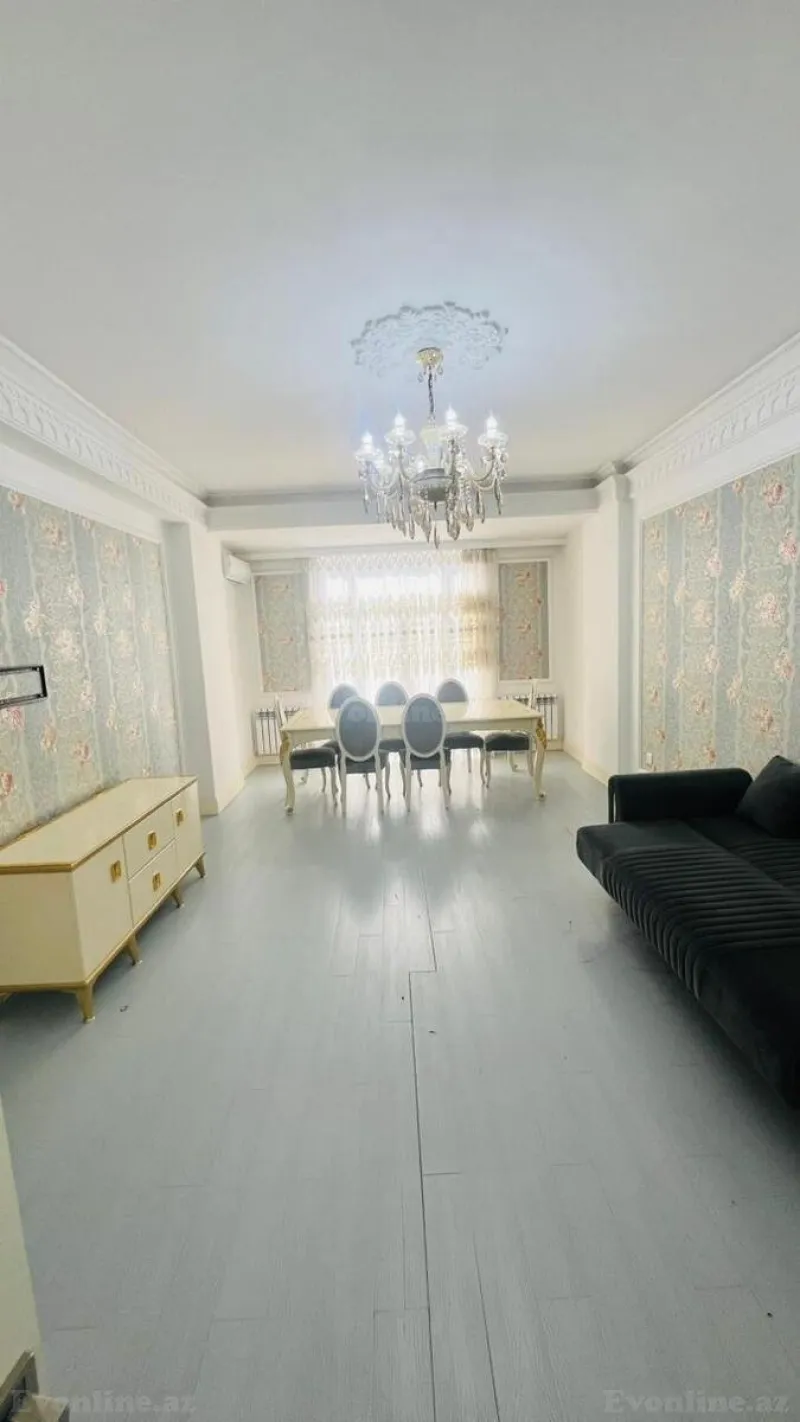 Kirayə verilir 2 otaqlı Mənzil Yeni tikili 110 m² Nərimanov r. - şəkil 2