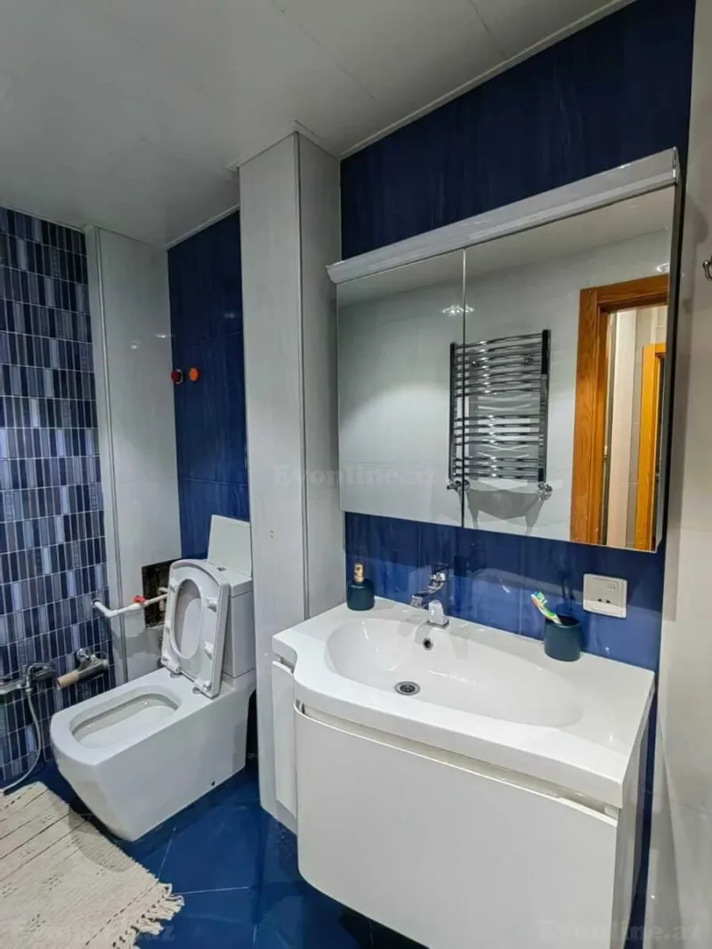 Kirayə verilir 2 otaqlı Mənzil Köhnə tikili 90 m² Nəsimi r. - şəkil 6