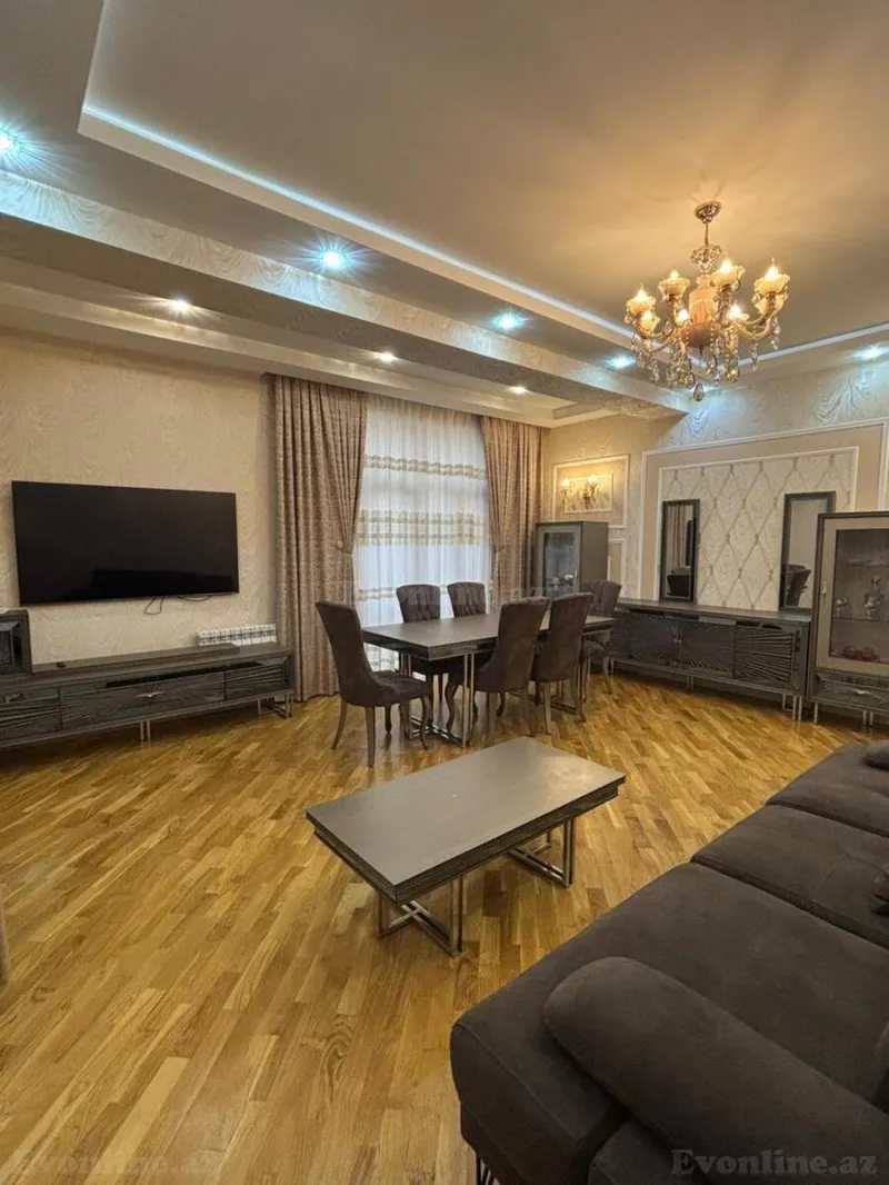 Kirayə verilir 3 otaqlı Mənzil Yeni tikili 126 m² Nəsimi r. - şəkil 8