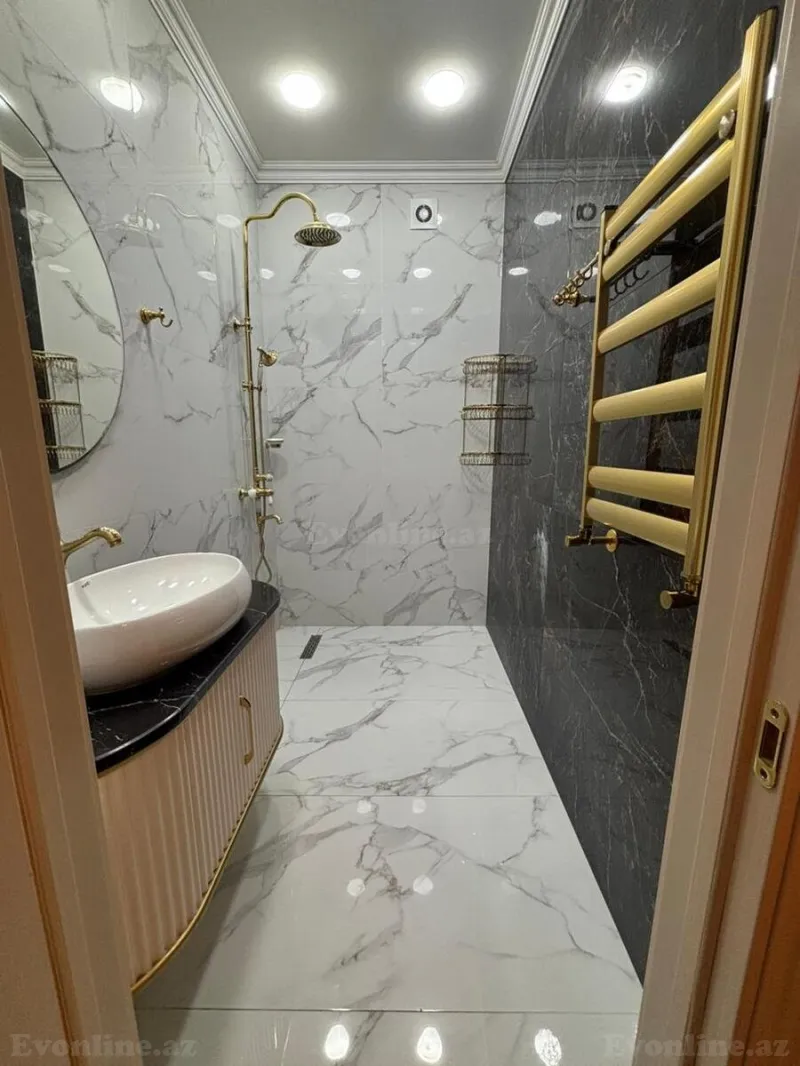 Kirayə verilir 3 otaqlı Mənzil Yeni tikili 126 m² Nəsimi r. - şəkil 17