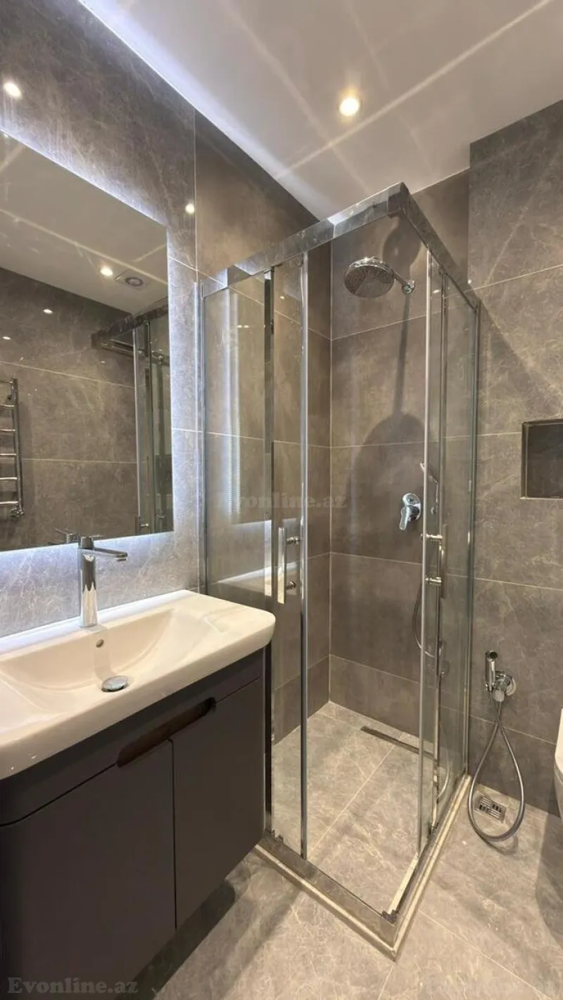 Kirayə verilir 3 otaqlı Mənzil Yeni tikili 68.7 m² Bakmil m. - şəkil 14