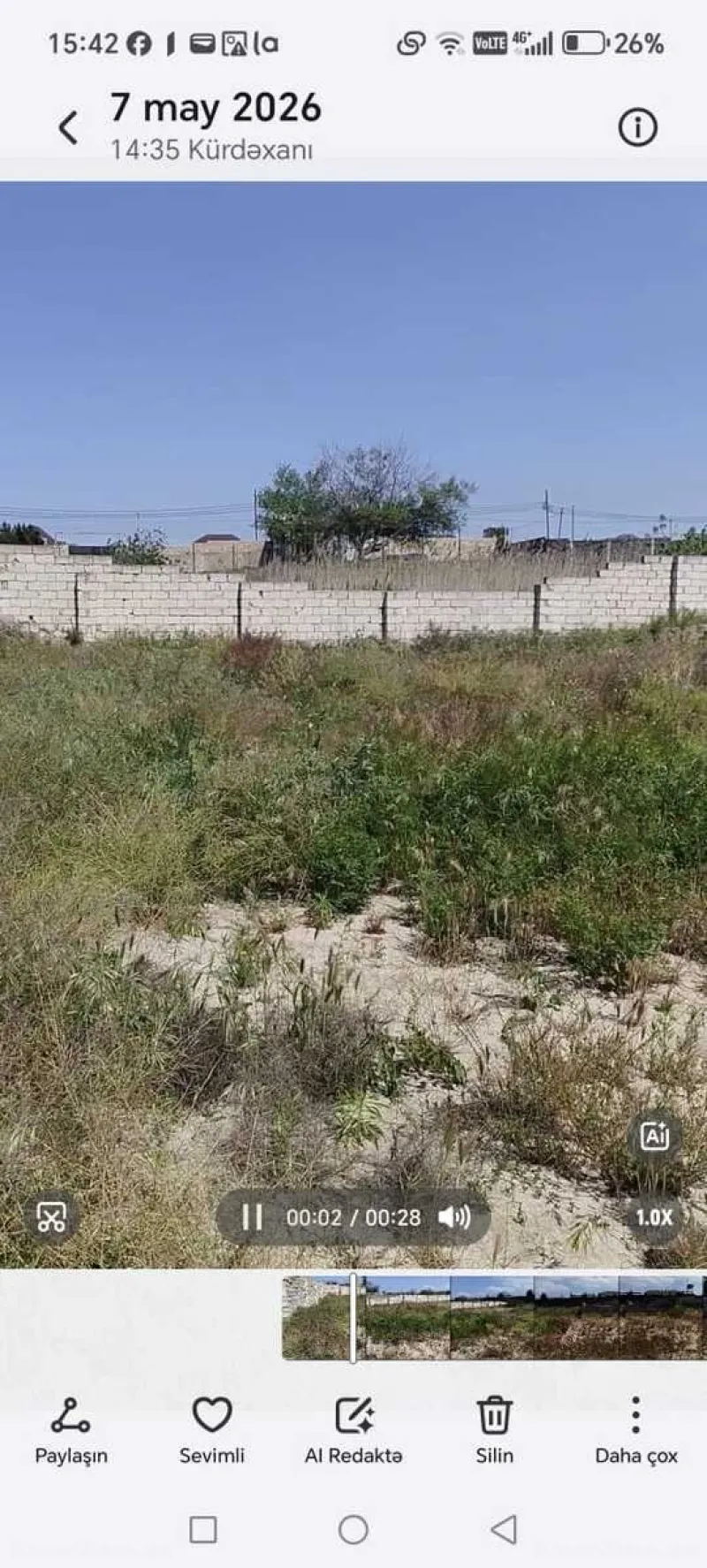 Satılır Torpaq 18 sot Pirşağı - şəkil 2