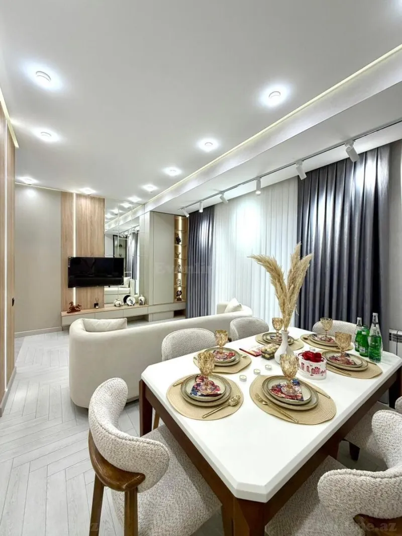 Satılır 2 otaqlı Mənzil Yeni tikili 77 m² Qara Qarayev m. - şəkil 4