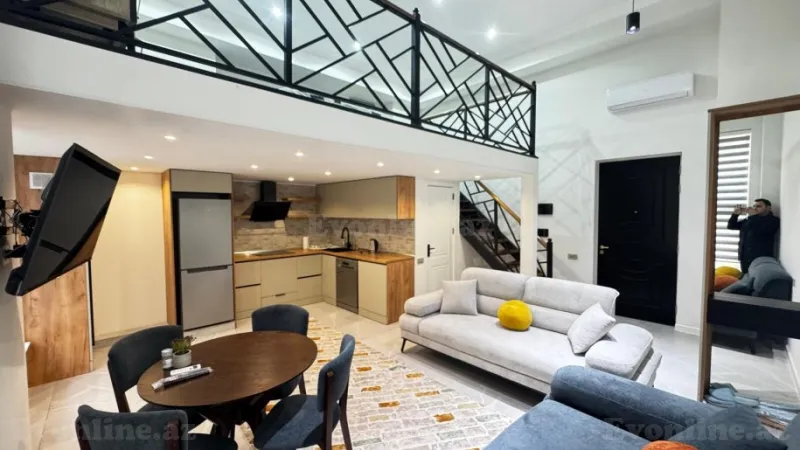 Kirayə verilir 1 otaqlı Mənzil Yeni tikili 55 m² Xətai r.