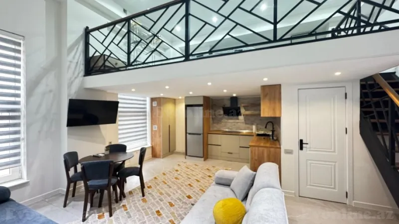 Kirayə verilir 1 otaqlı Mənzil Yeni tikili 55 m² Xətai r. - şəkil 2