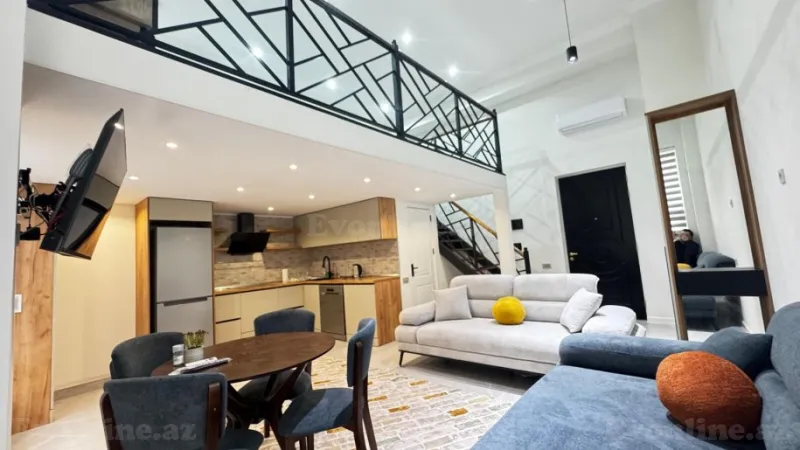 Kirayə verilir 1 otaqlı Mənzil Yeni tikili 55 m² Xətai r. - şəkil 9