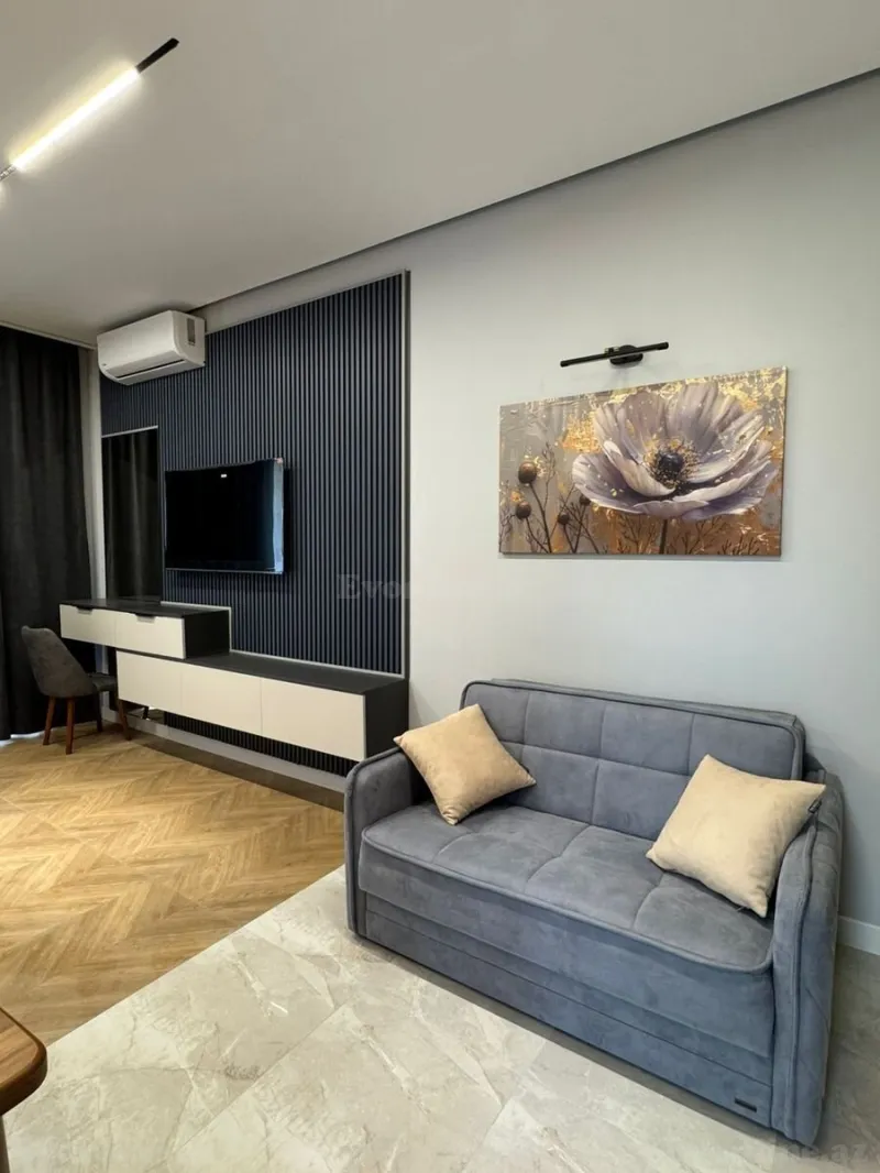 Kirayə verilir 1 otaqlı Mənzil Yeni tikili 60 m² Sabunçu r. - şəkil 9