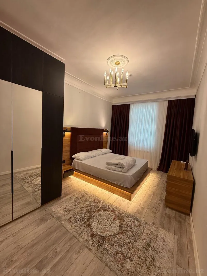 Kirayə verilir 3 otaqlı Mənzil Yeni tikili 140 m² Elmlər Akademiyası m. - şəkil 5