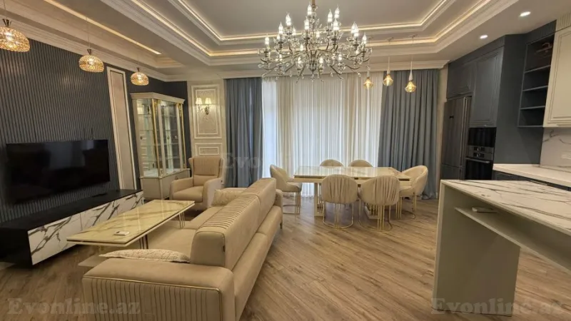 Satılır 3 otaqlı Mənzil Yeni tikili 120 m² Xətai r.