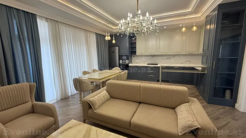 Satılır 3 otaqlı Mənzil Yeni tikili 120 m² Xətai r. - şəkil 5