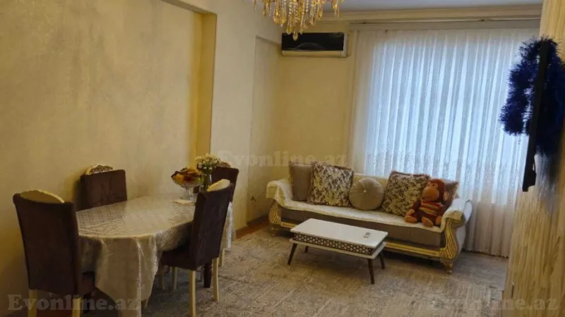 Kirayə verilir 2 otaqlı Mənzil Yeni tikili 90 m² Nərimanov r. - şəkil 2