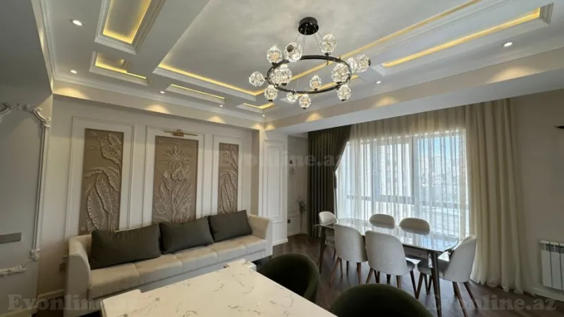 Kirayə verilir 4 otaqlı Mənzil Yeni tikili 128 m² Xətai m. - şəkil 12