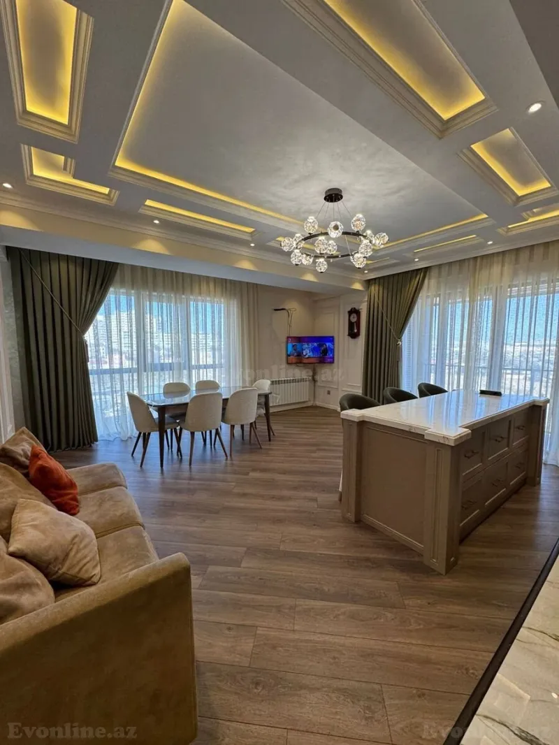 Kirayə verilir 4 otaqlı Mənzil Yeni tikili 128 m² Xətai m. - şəkil 13