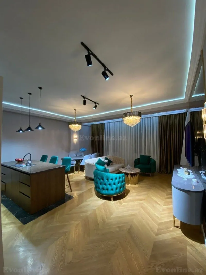 3 otaqlı Mənzil 125 m² Nərimanov r. Kirayə verilir