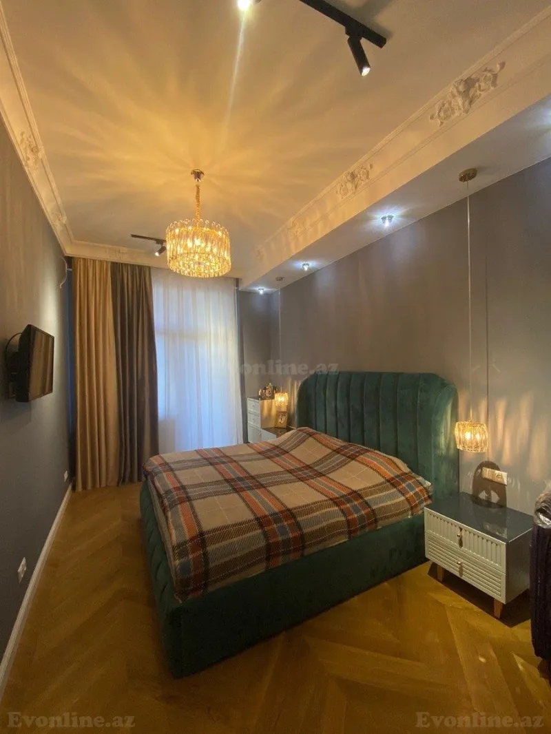 Kirayə verilir 3 otaqlı Mənzil Yeni tikili 125 m² Nərimanov r. - şəkil 7