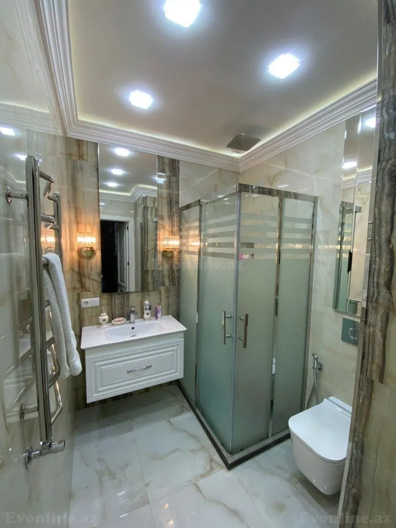 Kirayə verilir 3 otaqlı Mənzil Yeni tikili 125 m² Nərimanov r. - şəkil 8