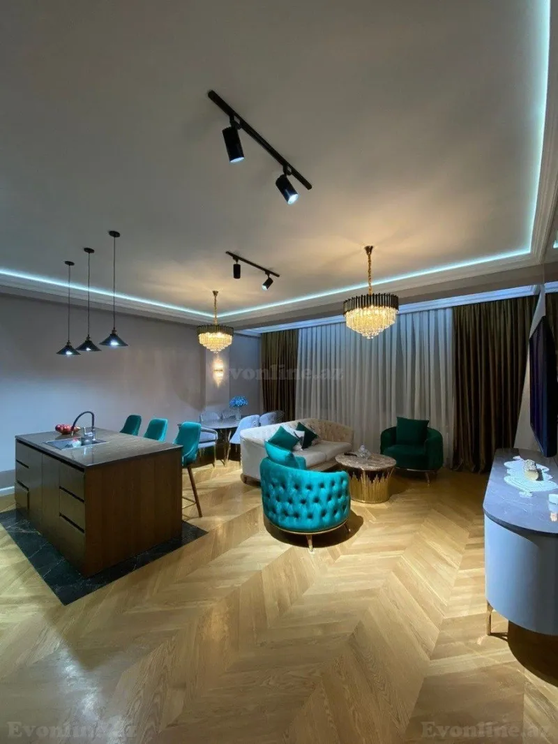 Kirayə verilir 3 otaqlı Mənzil Yeni tikili 125 m² Nərimanov r. - şəkil 15