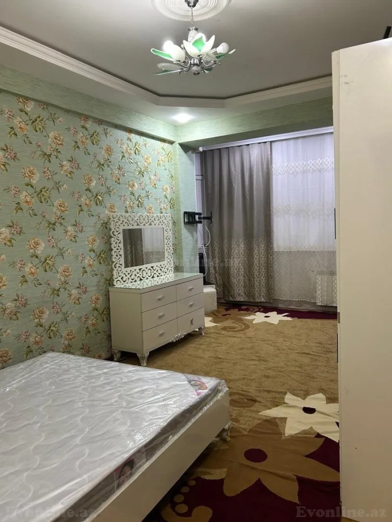 Kirayə verilir 2 otaqlı Mənzil Yeni tikili 60 m² Nizami r. - şəkil 2