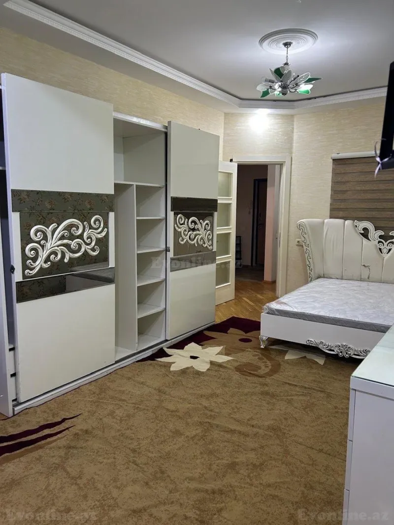 Kirayə verilir 2 otaqlı Mənzil Yeni tikili 60 m² Nizami r. - şəkil 3