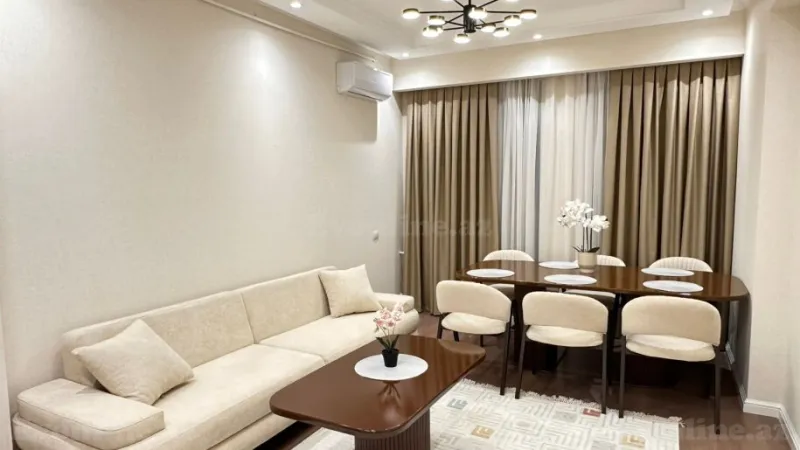 2 otaqlı Mənzil 49 m² İnşaatçılar m. Kirayə verilir