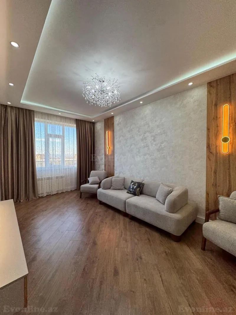 Satılır 3 otaqlı Mənzil Yeni tikili 80 m² Həzi Aslanov m. - şəkil 2
