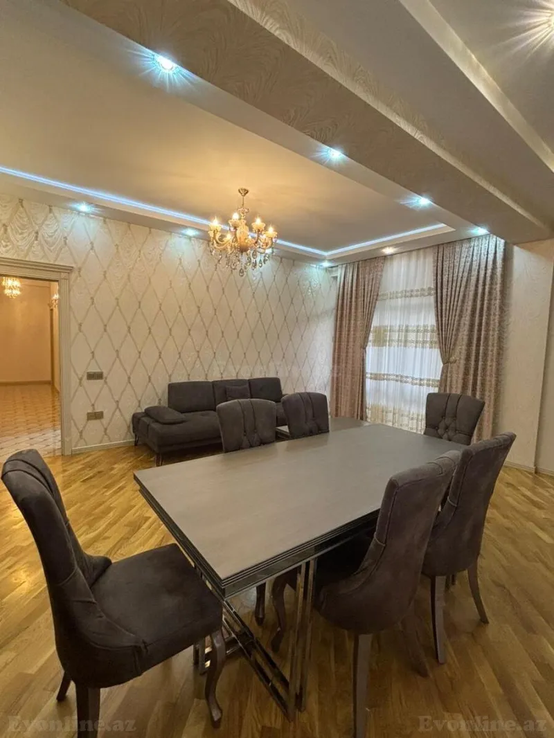 Kirayə verilir 3 otaqlı Mənzil Yeni tikili 126 m² Nəsimi r. - şəkil 4