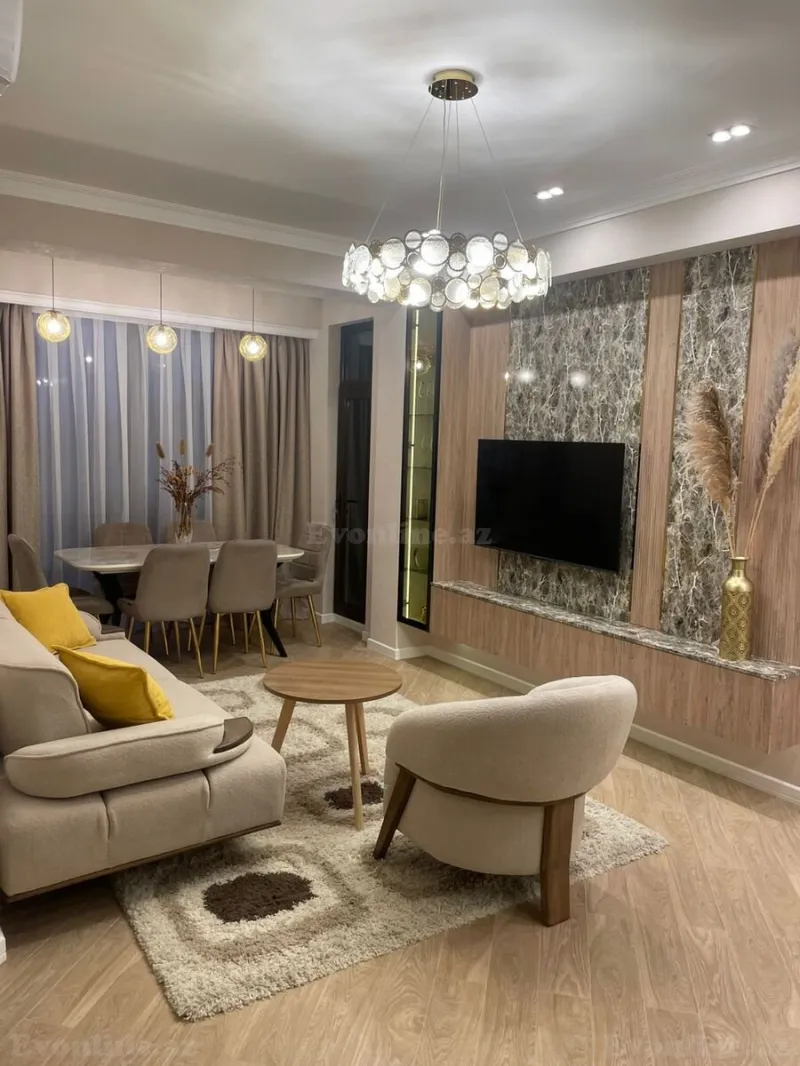 Kirayə verilir 3 otaqlı Mənzil Yeni tikili 110 m² Nizami m. - şəkil 3