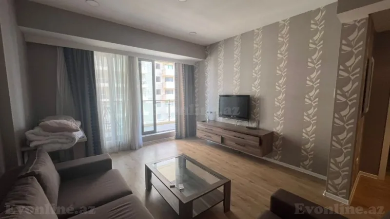 Kirayə verilir 2 otaqlı Mənzil Yeni tikili 90 m² Nəsimi r. - şəkil 2