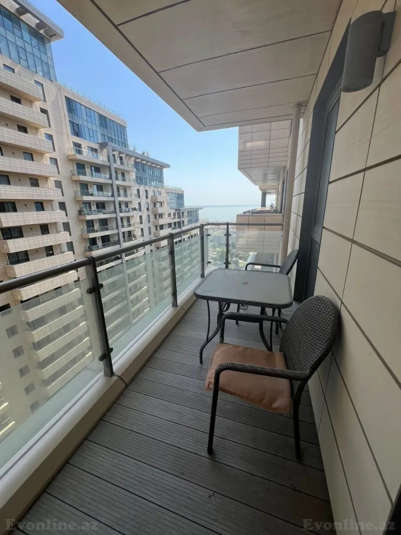 Kirayə verilir 2 otaqlı Mənzil Yeni tikili 90 m² Nəsimi r. - şəkil 6