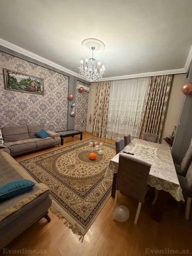 Satılır 3 otaqlı Mənzil Yeni tikili 90 m² Memar Əcəmi m. - şəkil 2