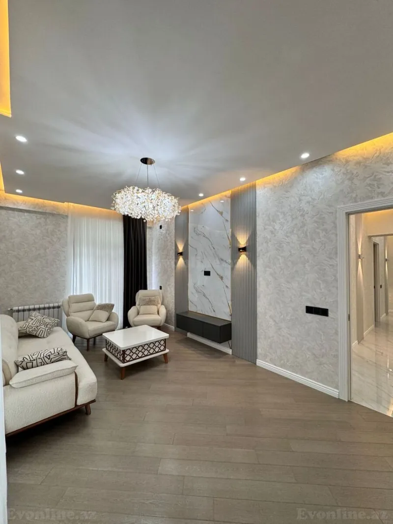 Kirayə verilir 3 otaqlı Mənzil Yeni tikili 100 m² Nəsimi r. - şəkil 5