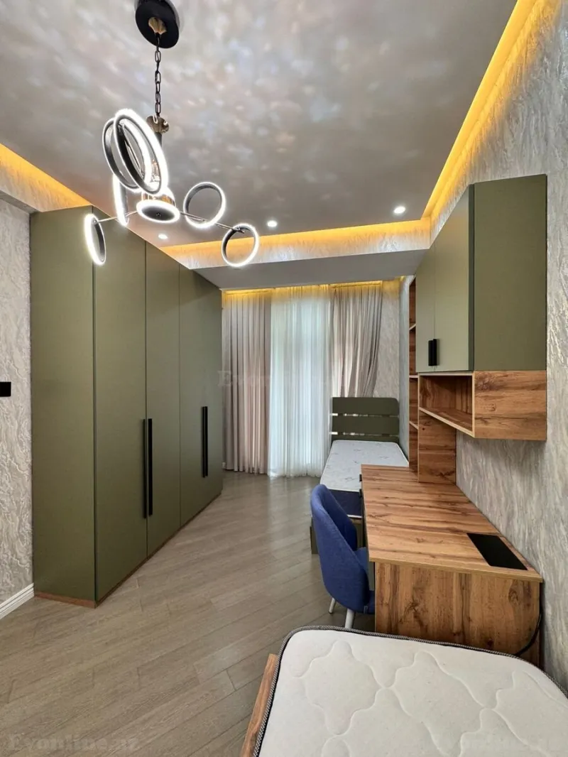 Kirayə verilir 3 otaqlı Mənzil Yeni tikili 100 m² Nəsimi r. - şəkil 9