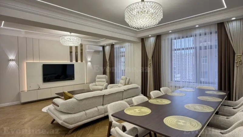 Satılır 4 otaqlı Mənzil Yeni tikili 210 m² Nərimanov r. - şəkil 2